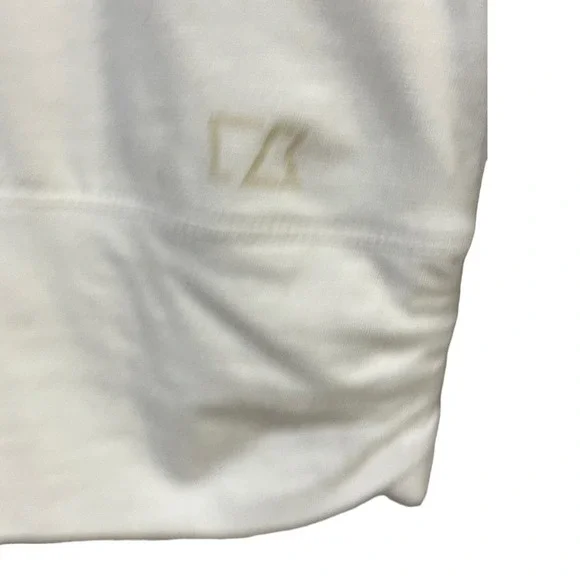 Cutter & Buck Knit Top S White Graphic Long Sleeve Athleisure Sporty Comfort NEW - Picture 8 of 13